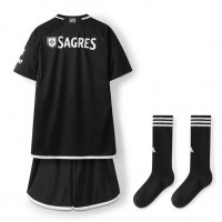 Camiseta Benfica Segunda Equipación Replica 2023-24 para niños mangas cortas (+ Pantalones cortos)